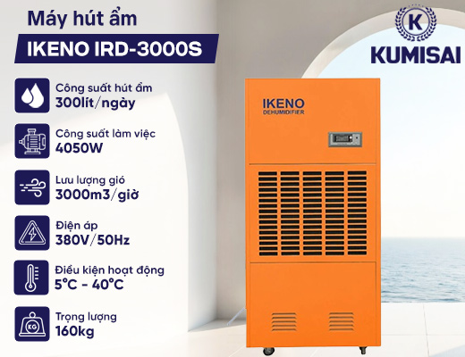Máy hút ẩm IKENO ID-3000S - 2