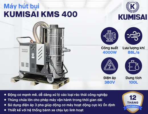 Máy hút bụi chuyên dụng Kumisai KMS 400 - 2