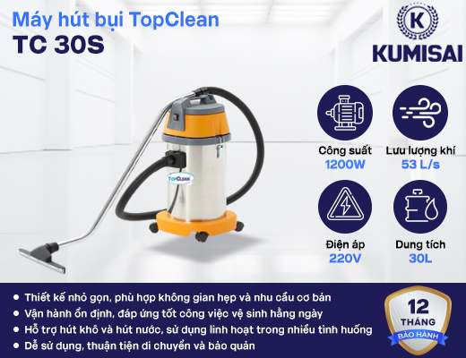 Máy hút bụi TopClean TC 30S - 2