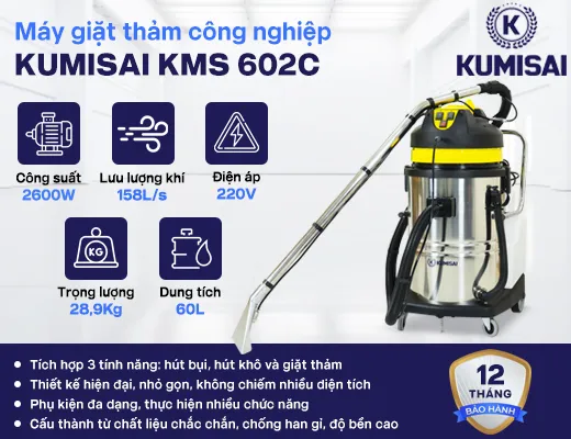Máy giặt thảm công nghiệp Kumisai KMS 602C - 2