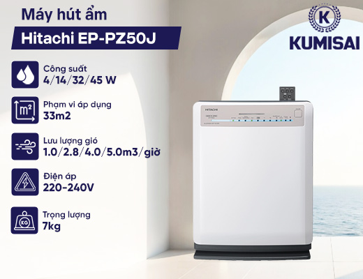 Máy lọc không khí Hitachi EP-PZ50J - 2