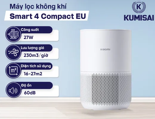 Máy lọc không khí Xiaomi Smart Air Purifier 4 Compact EU (BHR5860EU) 27W - 2