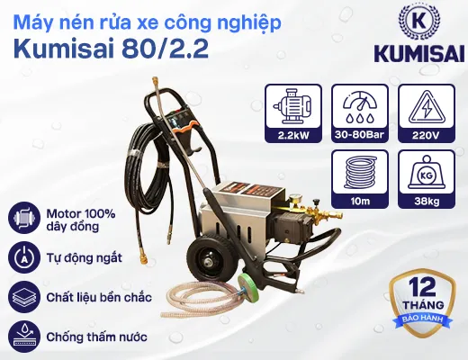Máy rửa xe Kumisai 80/2.2 - 2