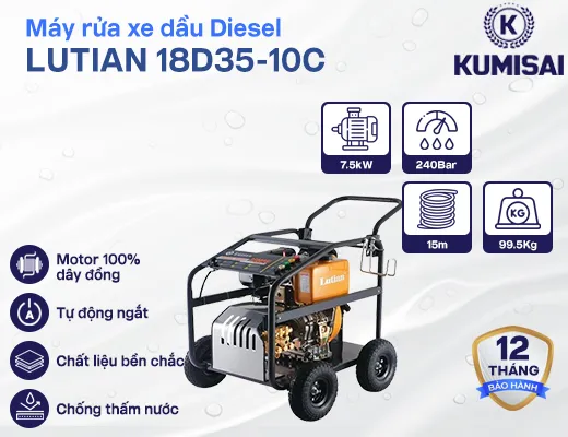 Máy rửa xe dầu Diesel LUTIAN 18D35-10C - 2