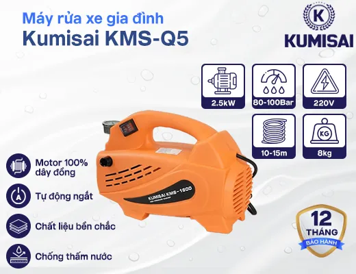 Máy rửa xe gia đình Kumisai KMS 1600 - 2