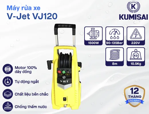 Máy rửa xe V-Jet VJ120 - 2