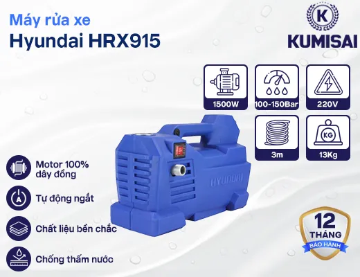 Máy xịt rửa Hyundai HRX915 1500W - 2
