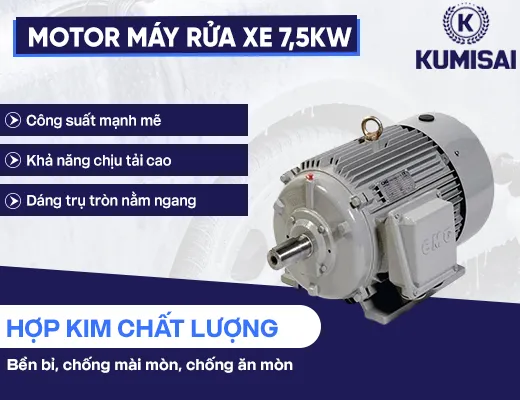 Motor cho máy rửa xe 7,5kW - 2