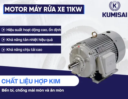 Motor cho máy rửa xe cao áp 11kW - 2
