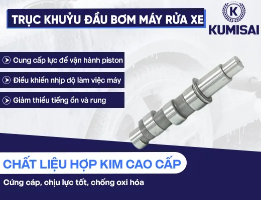 Trục khuỷu đầu bơm máy xịt rửa xe - 2