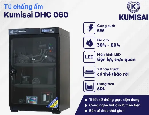 Tủ chống ẩm Kumisai DHC 060 - 2