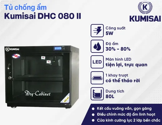 Tủ chống ẩm Kumisai DHC 080 II - 2