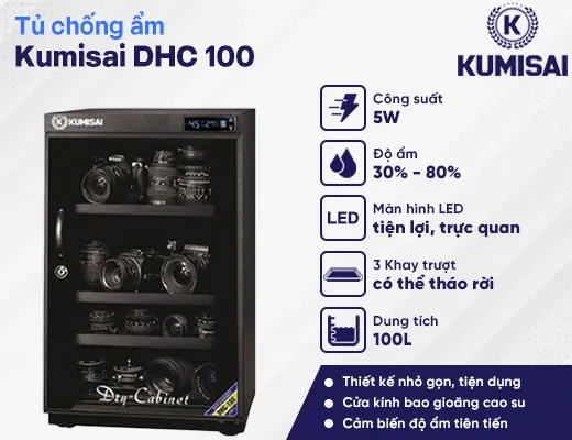 Tủ chống ẩm Kumisai DHC 100 - 2