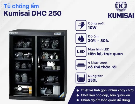 Tủ chống ẩm Kumisai DHC 250 - 2