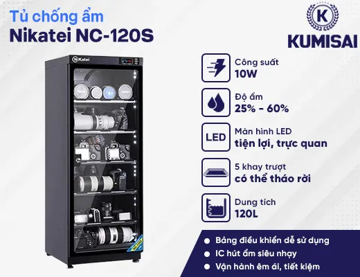 Tủ chống ẩm cao cấp Nikatei NC-120S - 2