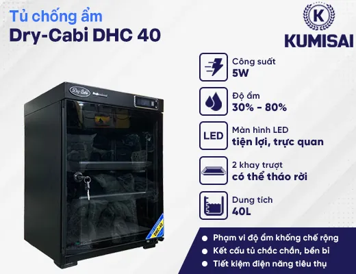 Tủ chống ẩm Dry-Cabi DHC 40 - 2