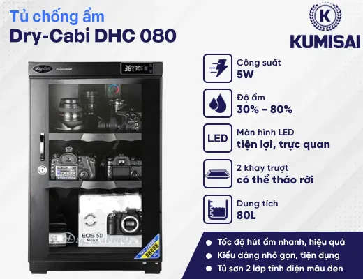 Tủ chống ẩm Dry-Cabi DHC 080 - 2