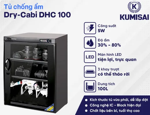 Tủ chống ẩm Dry-Cabi DHC 100 - 2