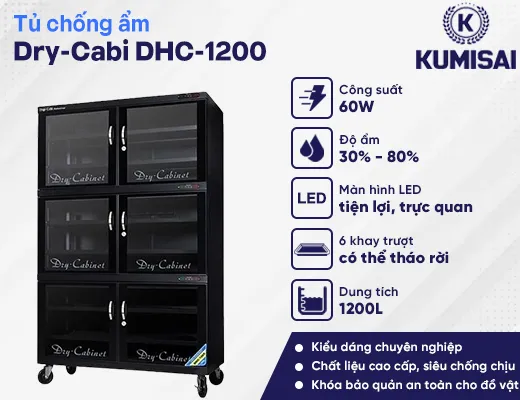 Tủ chống ẩm Dry-Cabi DHC-1200 - 2