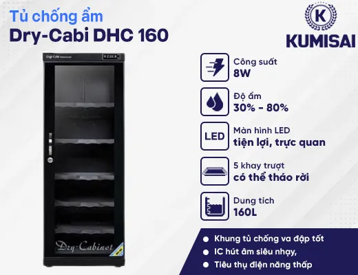 Tủ chống ẩm Dry-Cabi DHC 160 - 2