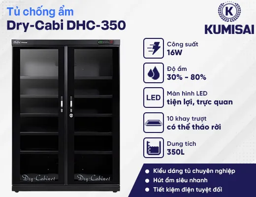 Tủ chống ẩm Dry-Cabi DHC-350 - 2