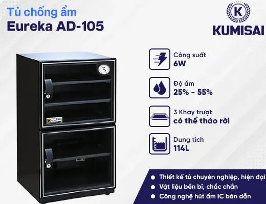 Tủ chống ẩm Eureka AD-105 (114 lít) - 2