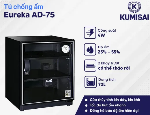 Tủ chống ẩm Eureka AD-75 (72 lít) - 2