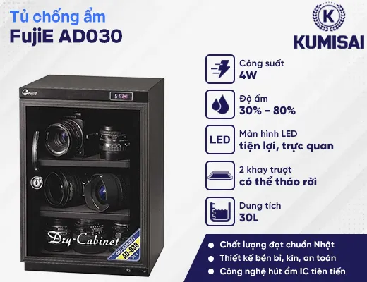 Tủ chống ẩm FujiE AD030 (30 lít) - 2