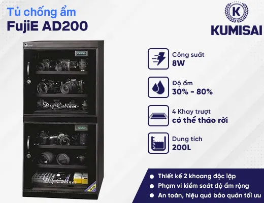 Tủ chống ẩm FujiE AD200 (200 lít)
