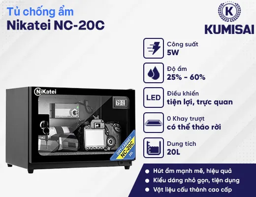 Tủ chống ẩm Nikatei NC-20C - 2