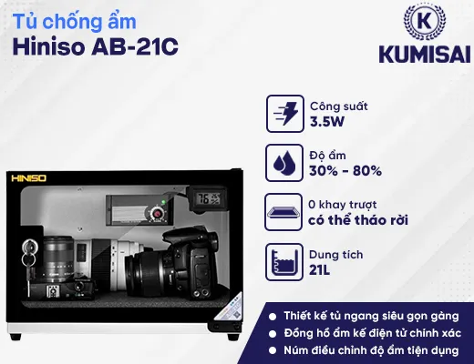 Tủ chống ẩm Hiniso AB-21C - 2