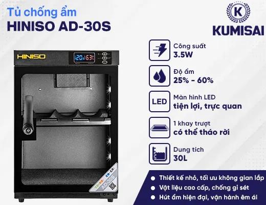 Tủ chống ẩm HINISO AD-30S - 2