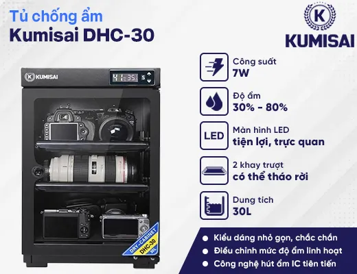 Tủ chống ẩm Kumisai DHC-30 - 2