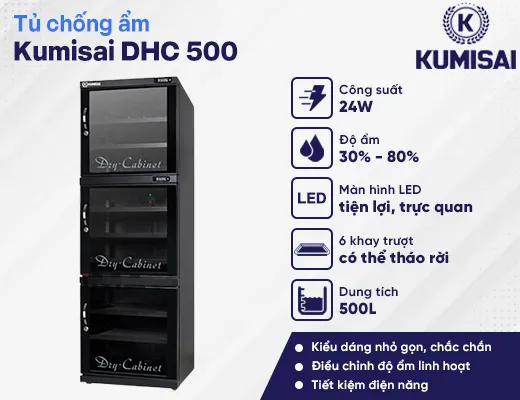 Tủ chống ẩm Kumisai DHC 500 - 2