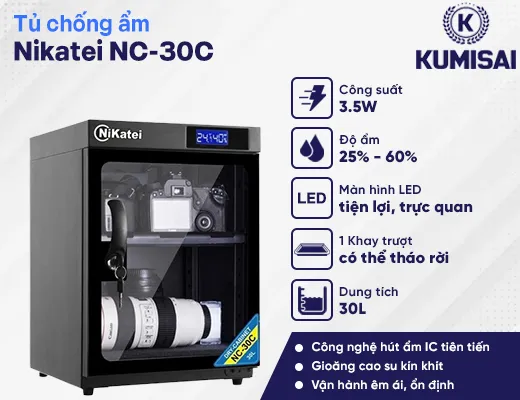 Tủ chống ẩm Nikatei NC-30C - 2