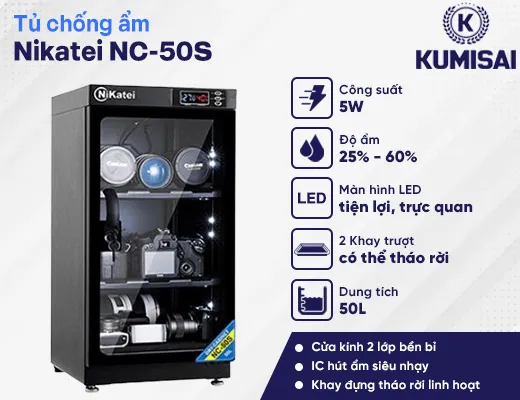 Tủ chống ẩm Nikatei NC-50S (50 lít) - 2