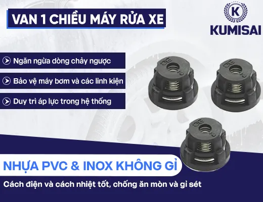 Van 1 chiều máy rửa xe - 2