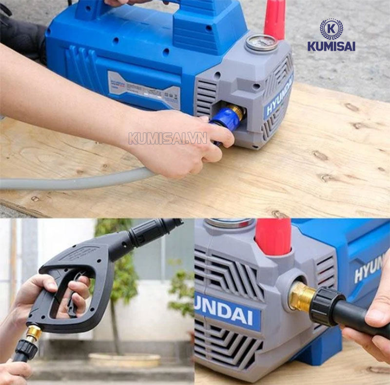 Lắp đặt máy rửa xe Huyndai 