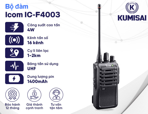 Máy bộ đàm cầm tay Icom IC-F4003 - 2