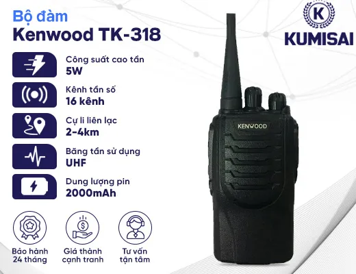 Bộ đàm cầm tay Kenwood TK-318 - 2