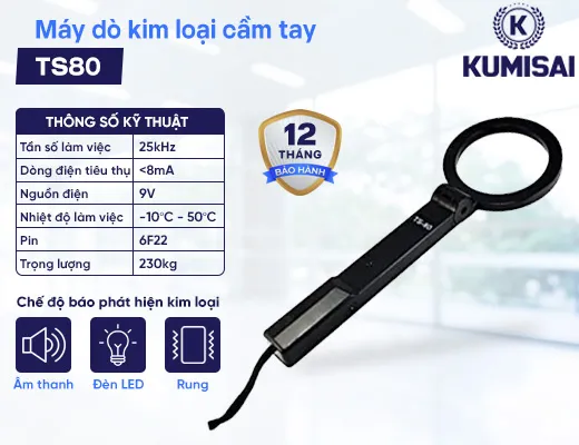 Máy dò kim loại cầm tay TS80 - 2