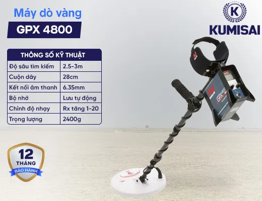 Máy dò vàng GPX 4800 - 2