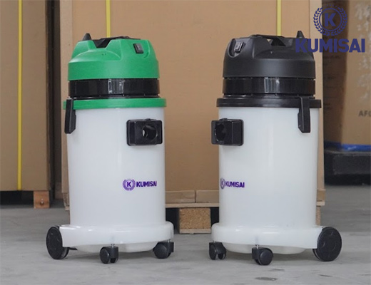 Máy hút bụi công nghiệp thùng nhựa Kumisai KMS40 - Hepa - 8