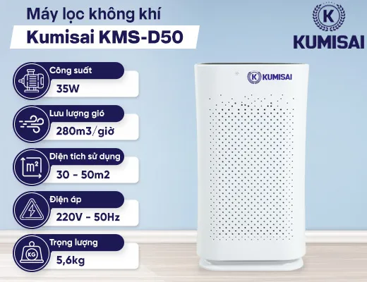 Máy lọc không khí Kumisai KMS-D50 - 2