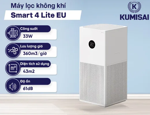 Máy lọc không khí Xiaomi Smart Air Purifier 4 Lite EU (BHR5274GL) 33W - 2