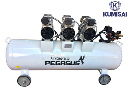 Máy nén khí không dầu, giảm âm Pegasus TM-OF750x3-180L