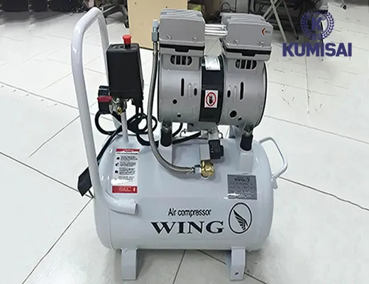 Máy nén khí mini không dầu giảm âm Wing TW-OF550-25L
