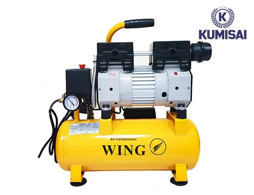 Máy nén khí mini không dầu giảm âm Wing TW-OF550-9L