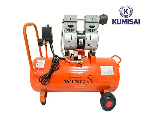 Máy nén khí mini không dầu giảm âm Wing TW-OF750-25L