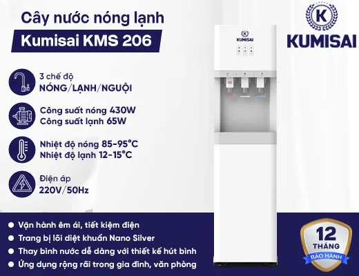 Máy nước nóng lạnh Kumisai KMS206 - 2
